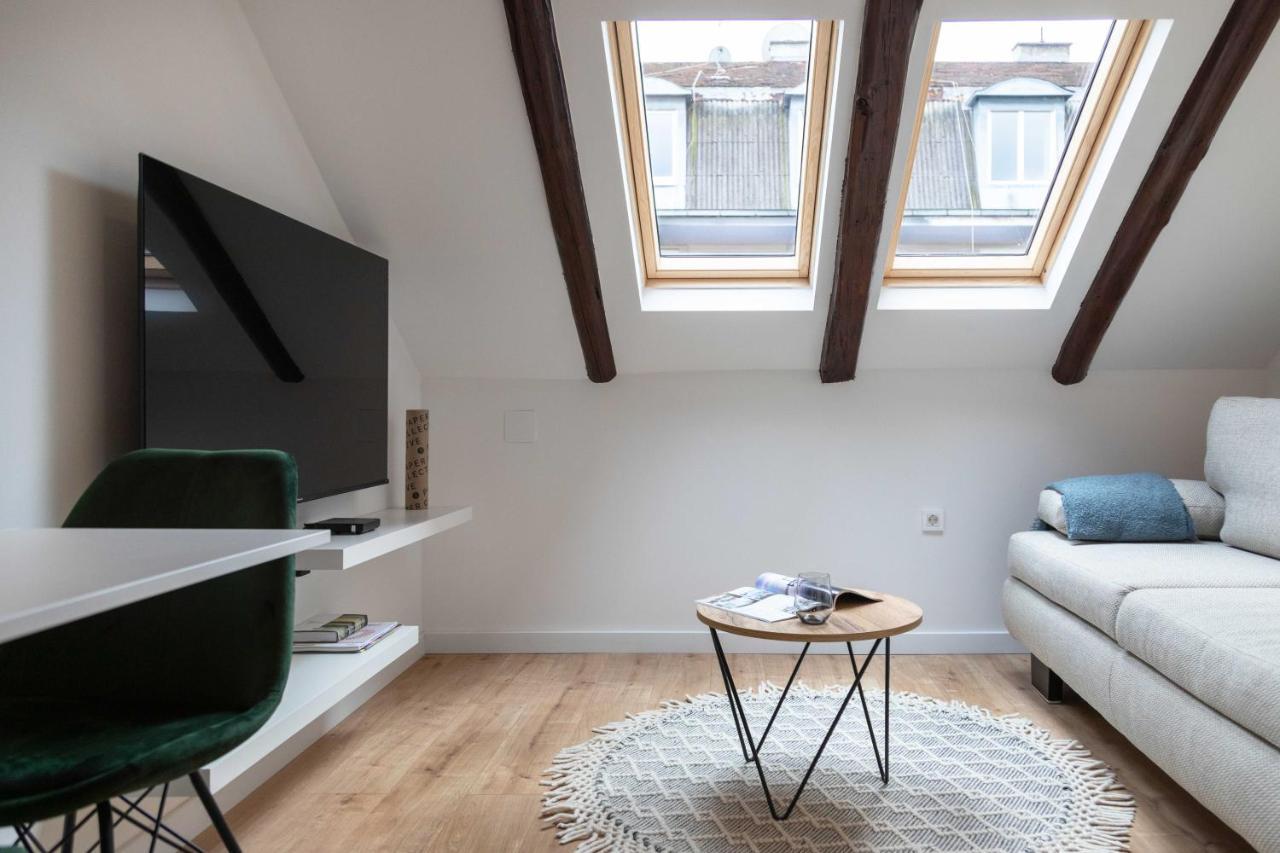 Modern Loft With Gallery In City Center Zagreb Exterior foto