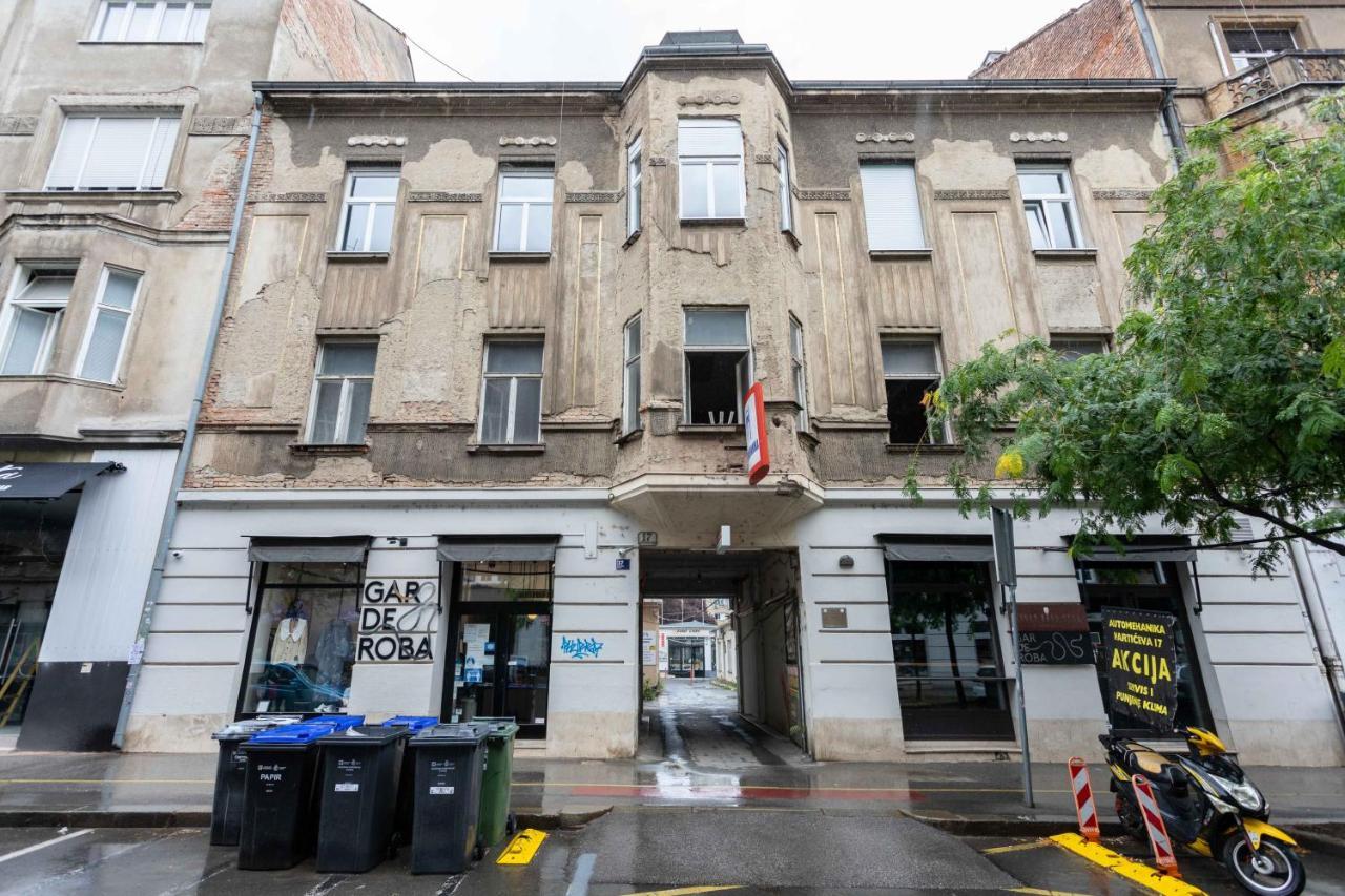 Modern Loft With Gallery In City Center Zagreb Exterior foto